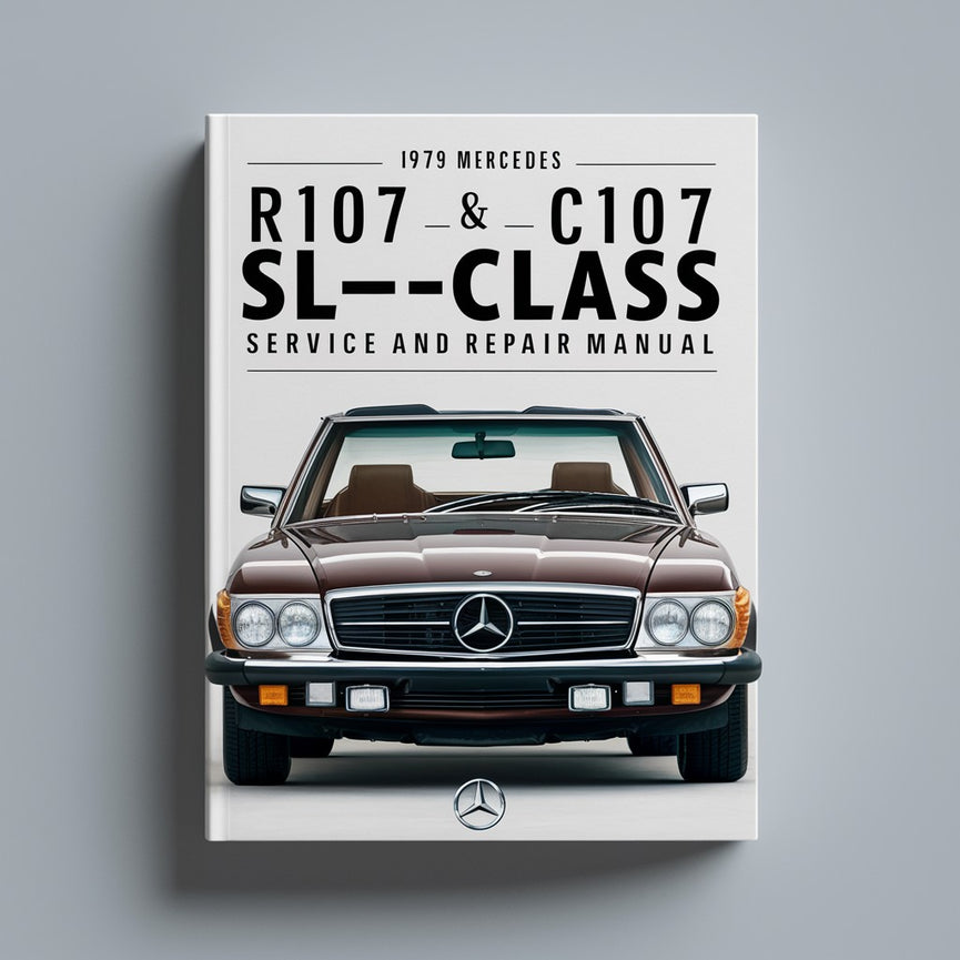 1979 Mercedes R107 y C107 Clase SL Manual de servicio y reparación