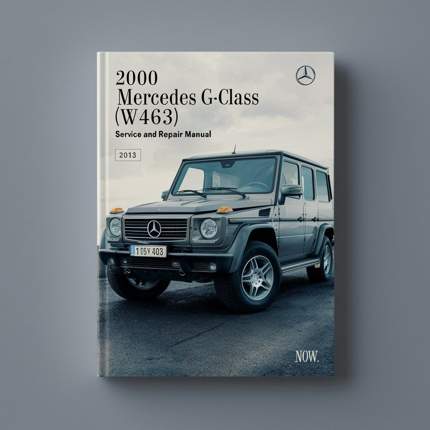 2000 Mercedes Clase G (W463) Manual de servicio y reparación