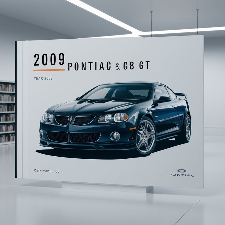 2009 Pontiac G8 und G8 GT Service- und Reparaturhandbuch PDF-Download