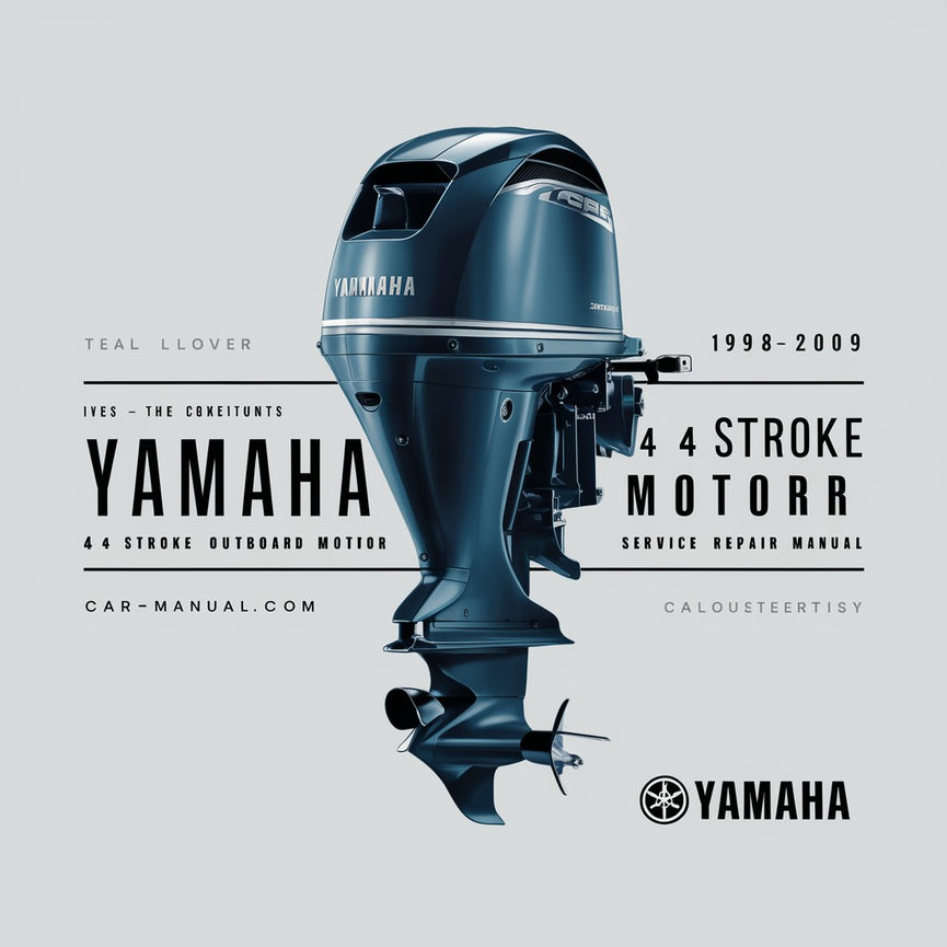 Yamaha 4hp 4 Stroke Outboard Motor Complete Workshop Service Repair Manual 1998 1999 2000 2001 2002 2003 2004 2005 2006 2007 2008 2009