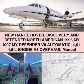 New RANGE ROVER DISCOVERY And DEFENDER NORTH AMERICAN 1996 MY 1997 MY DEFENDER V8 Automatic 4 0 L 4 6 L Engine V8 OVERHAUL Manual