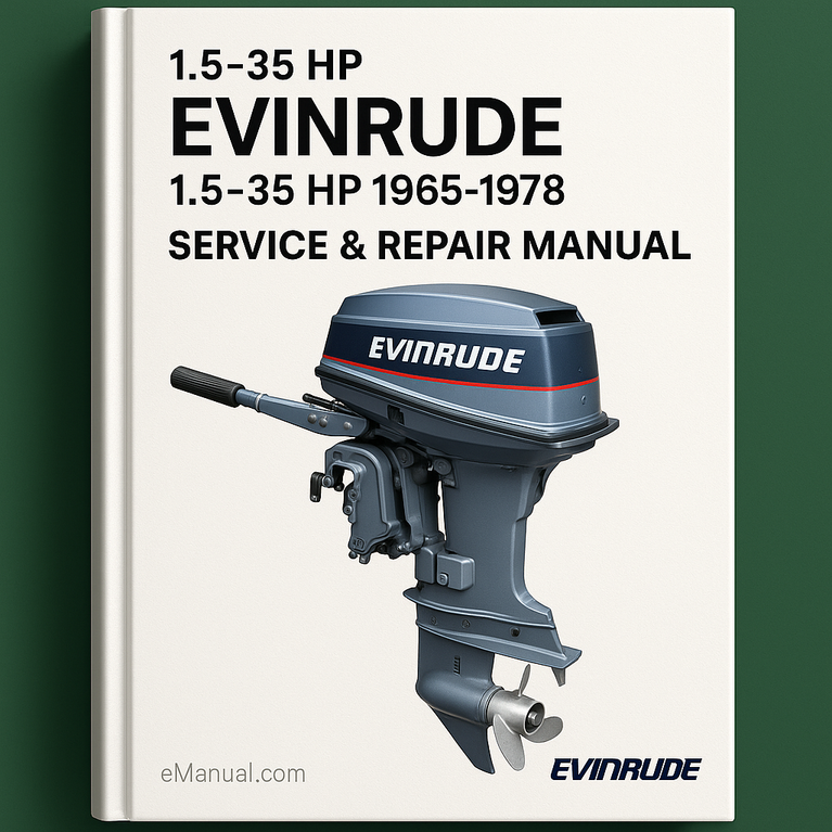1.5-35 HP Service Repair Manual 1965-1978