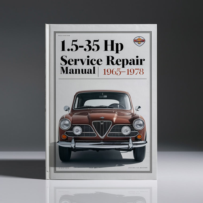 1.5-35 HP Service Repair Manual 1965-1978