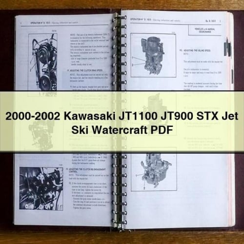 2000-2002 Kawasaki JT1100 JT900 STX Jet Ski Watercraft PDF