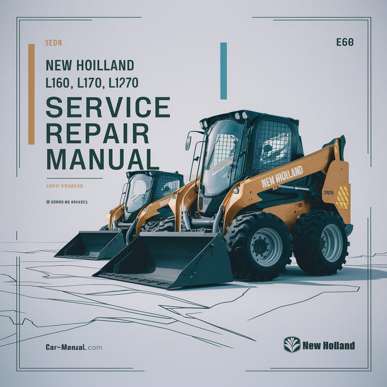 Manual de reparación de servicio de minicargadoras New Holland L160 L170 Descargar PDF