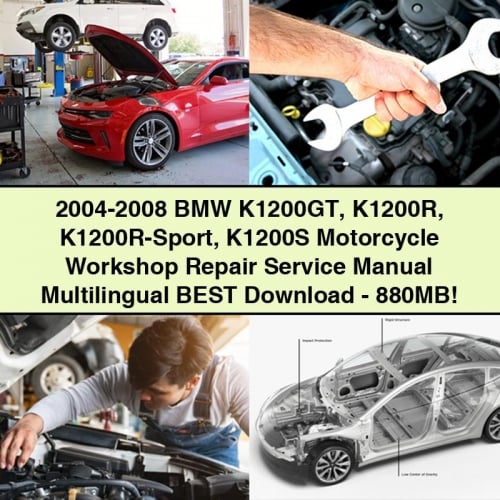 2004-2008 BMW K1200GT K1200R K1200R-Sport K1200S Motorcycle Workshop Service Repair Manual Multilingual Best Download-880MB PDF