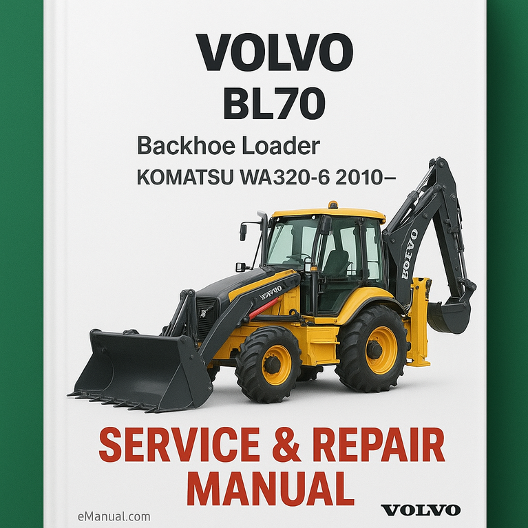VOLVO BL70 Backhoe Loader Service & Repair Manual