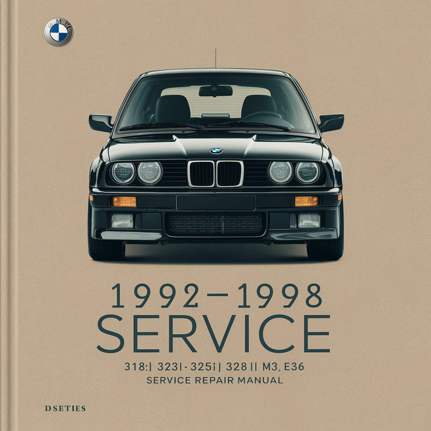 1992-1998 BMW 318i 323i 325i 328i M3 E36 Manual de Servicio y Reparación