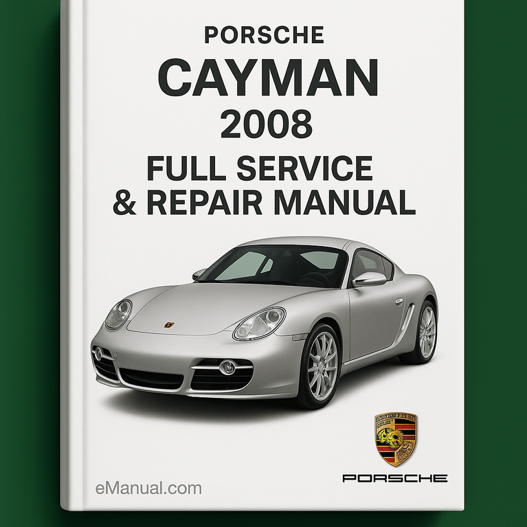 Porsche Cayman 2008 Full Service Repair Manual