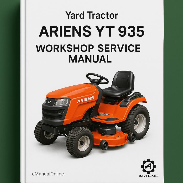ARIENS YT 935 YARD Tractor Workshop Service Manual