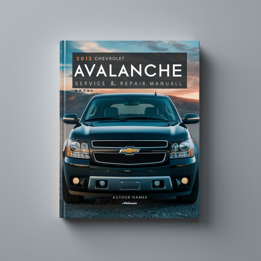 Manual de servicio y reparación de Chevrolet Avalanche 2013 Descargar PDF