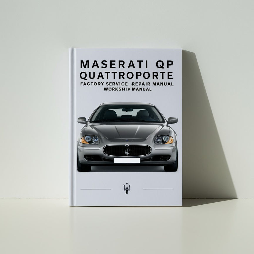 Maserati Quattroporte Car Factory Service and Repair Workshop Manual