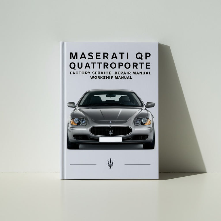 Maserati QP Quattroporte 2007-2009 Manual de taller de servicio y reparación de fábrica