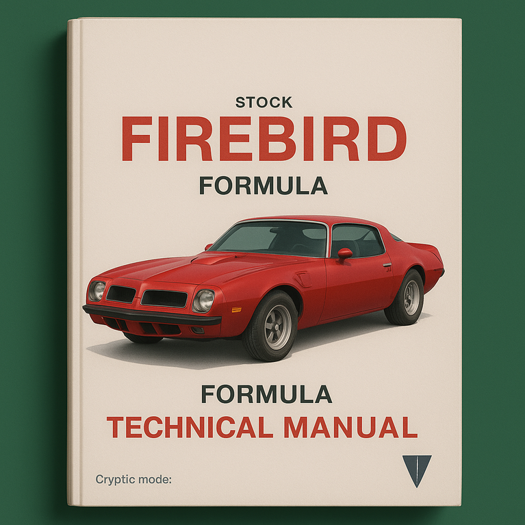 1974 1975 1976 1977 1978 Pontiac Firebird Formula Esprit Trans Am Factory Assembly Manual