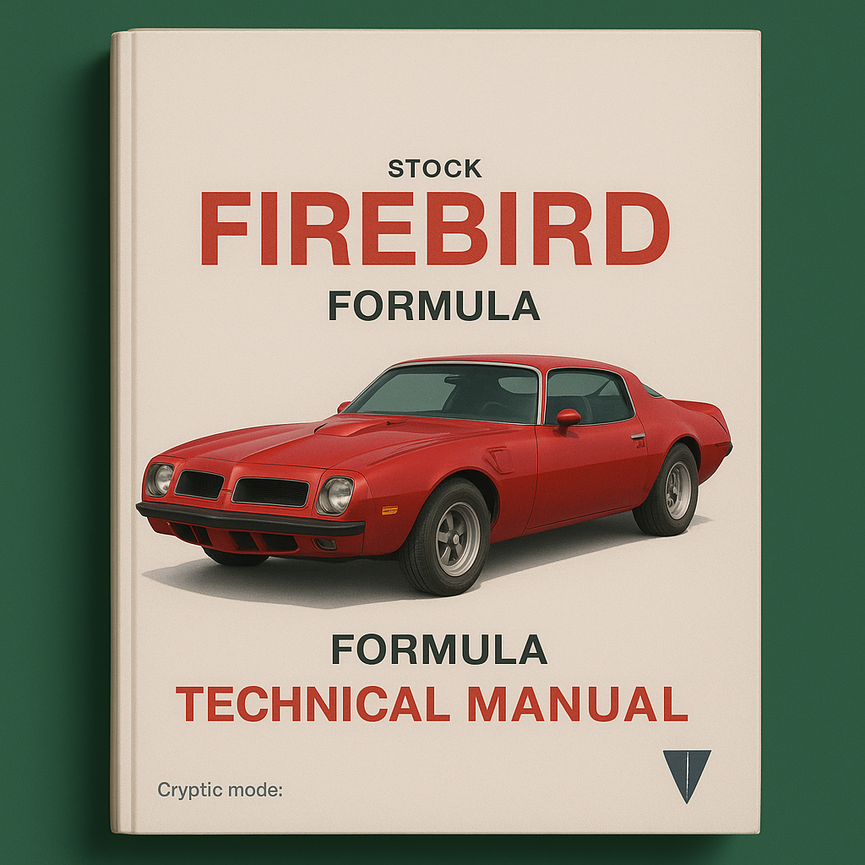 1974 1975 1976 1977 1978 Pontiac Firebird Formula Esprit Trans Am Factory Assembly Manual