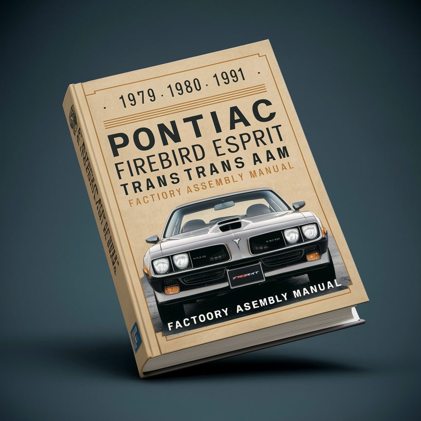 1979 1980 1981 Pontiac Firebird Formula Esprit Trans Am Factory Assembly Manual PDF Download