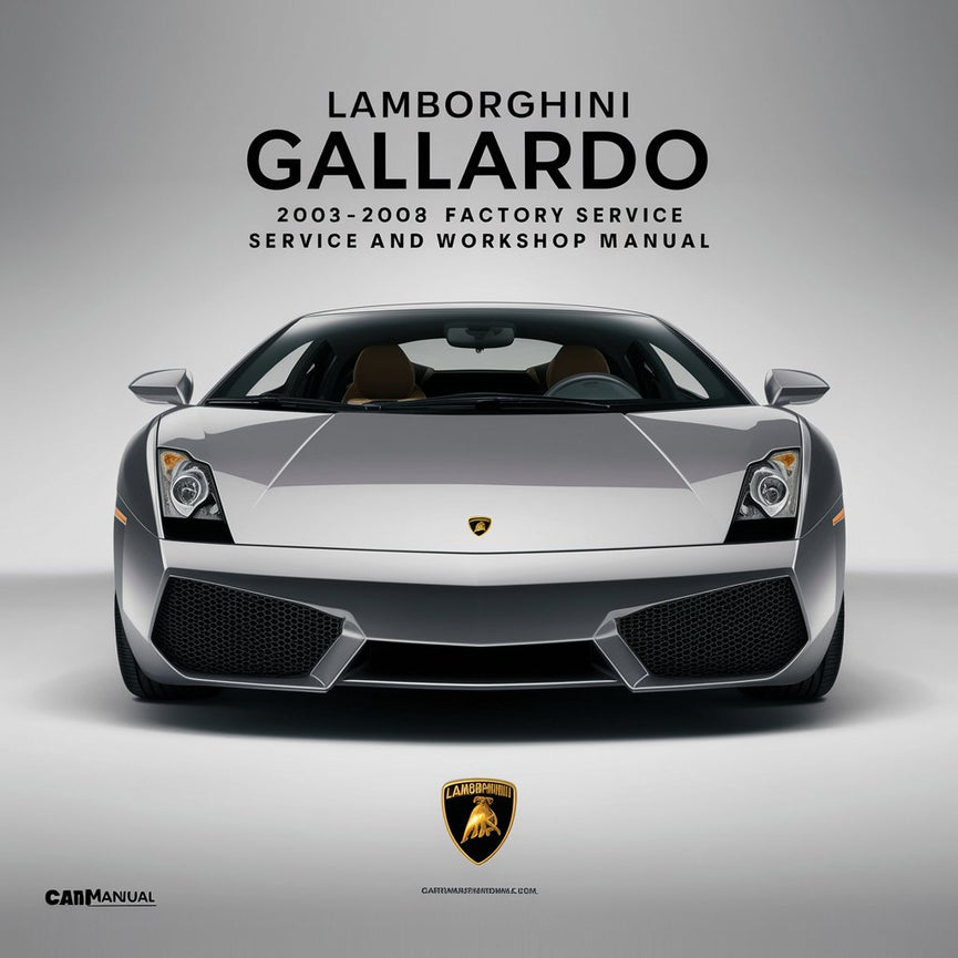 Lamborghini Gallardo 2003-2008 Manual de Taller Servicio y Reparación de Fábrica Descargar PDF