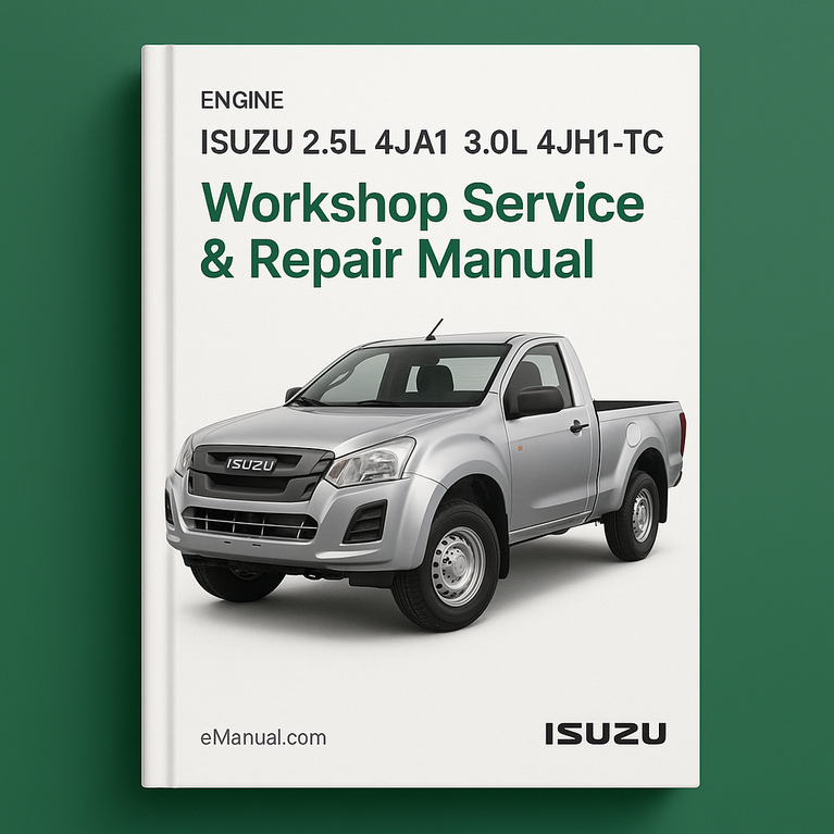 ISUZU 2.5L 4JA1 3.0L 4JH1-TC Engine Workshop Service Repair Manual