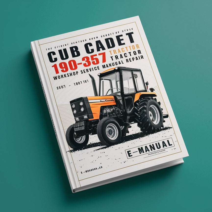 Cub Cadet 190-357 Tractor Workshop Service Manual Repair