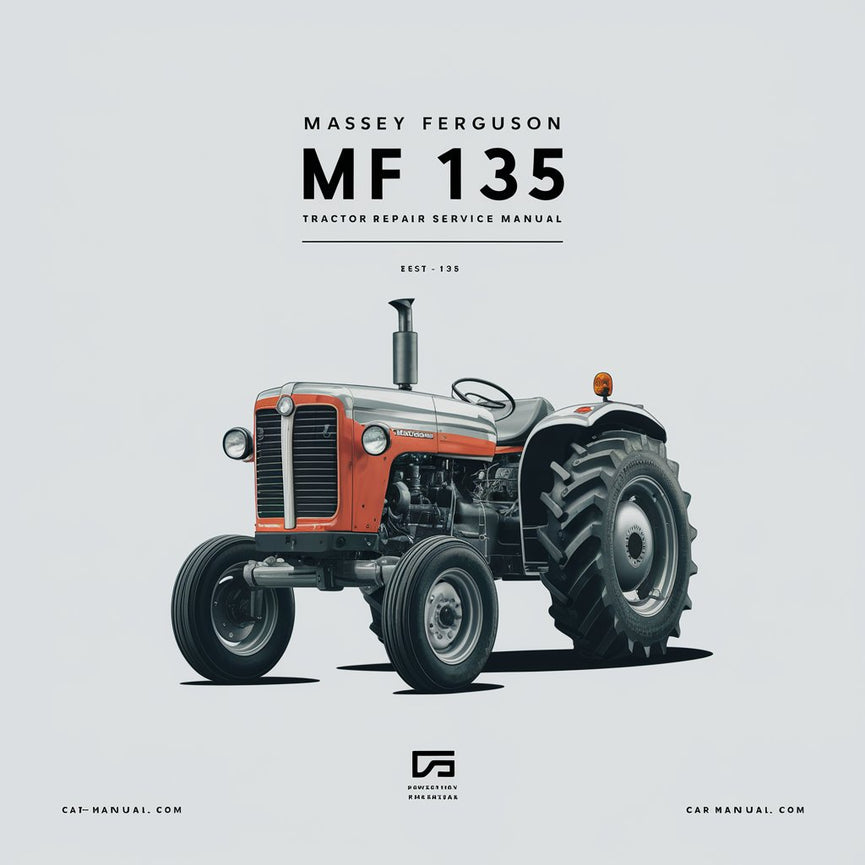 Massey Ferguson MF 135 MF135 Tractor Repair Service Manual