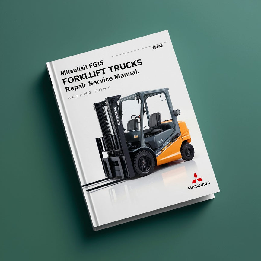 Mitsubishi FG15 Forklift Trucks Repair Service Manual