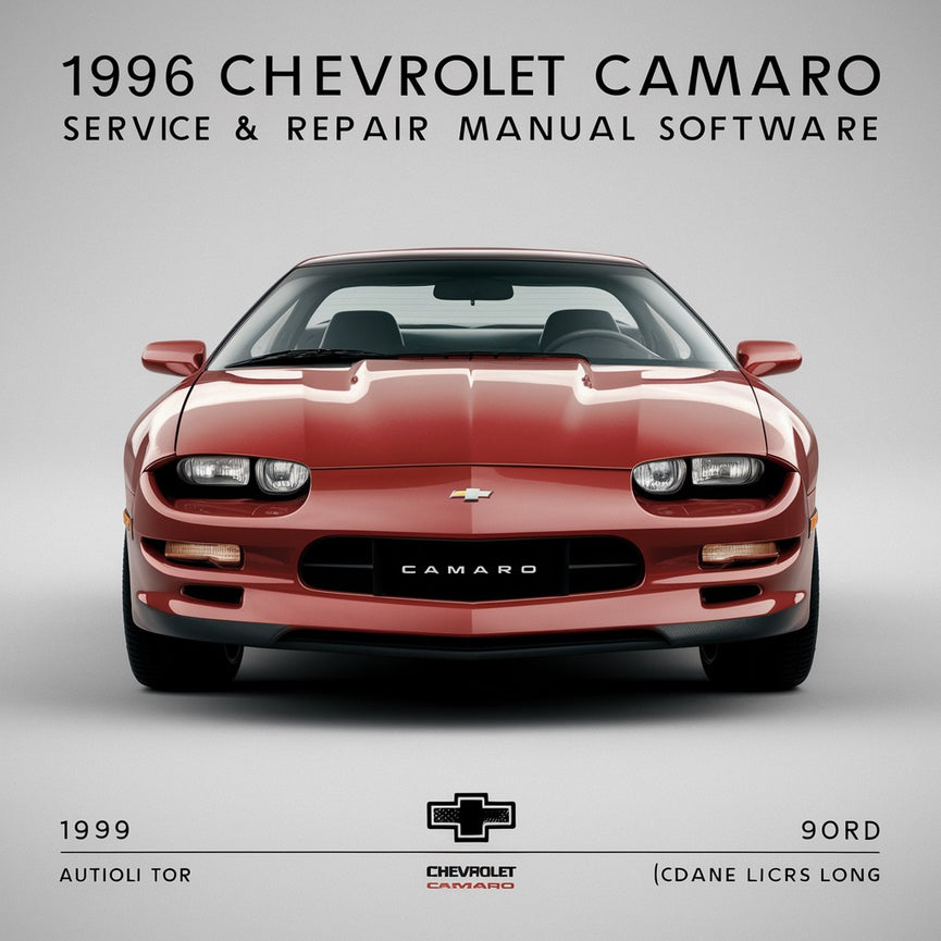 1996 Chevrolet Camaro Service & Repair Manual Software PDF Download