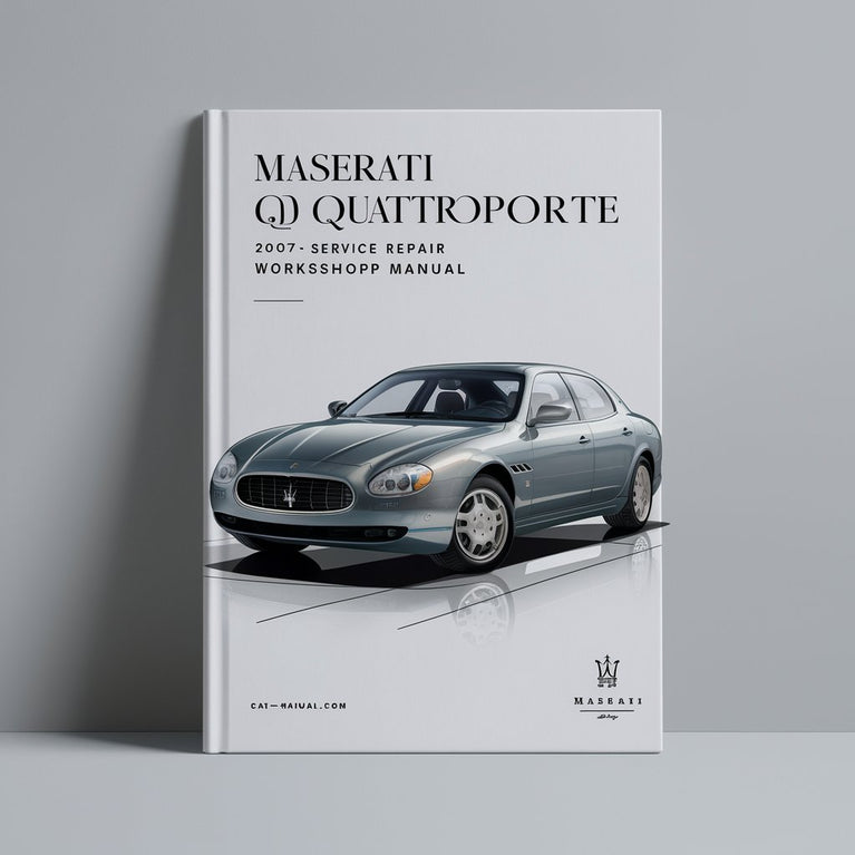 Maserati QP Quattroporte 2006-2007 Manual Taller Reparación Servicio Descargar PDF