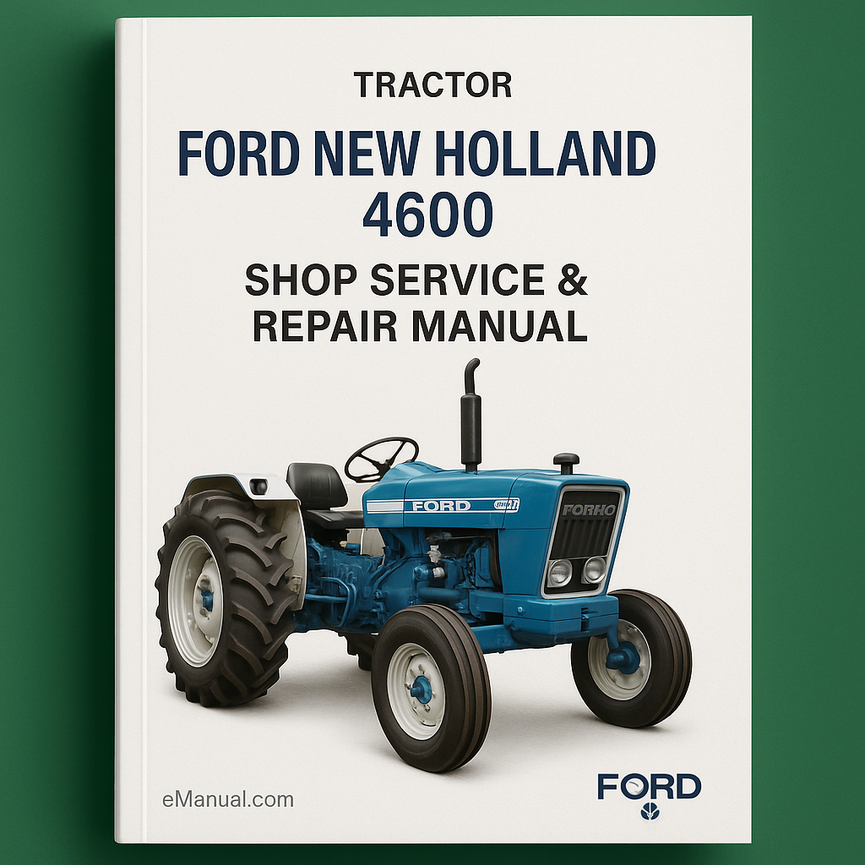 Ford New Holland 4600 Tractor Shop Service Repair Manual-Improved-PDF