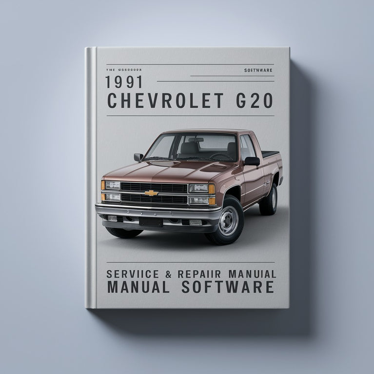 1991 Chevrolet G20 Manual de servicio y reparación Software PDF