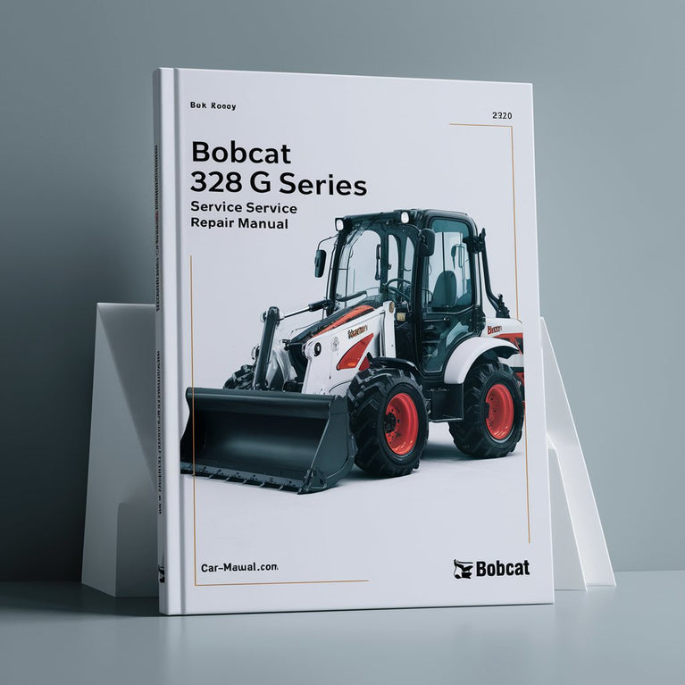 Manual de reparación de servicio de excavadora Bobcat serie 325 328 G Descargar PDF