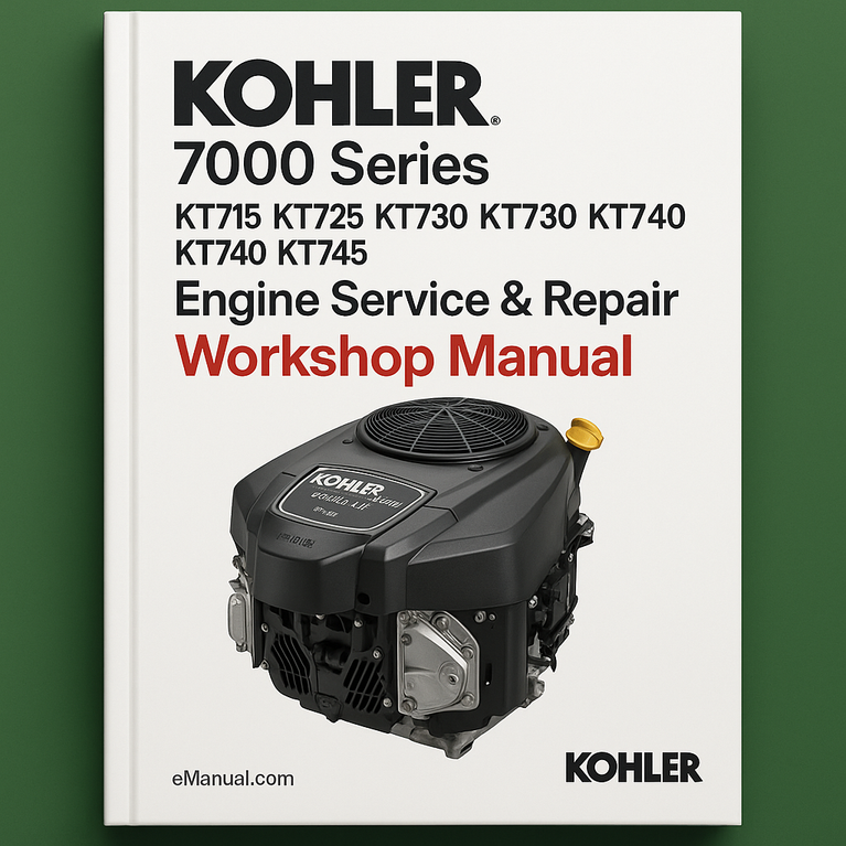 Kohler 7000 Series KT715 KT725 KT730 KT735 KT740 KT745 Engine Service Repair Workshop Manual