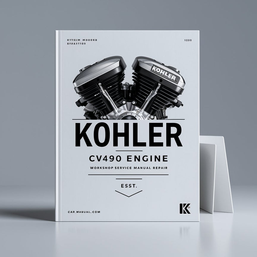 Reparación del manual de servicio del taller del motor Kohler CV490 Descargar PDF