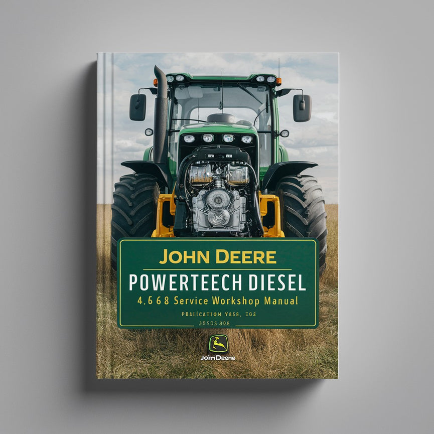 Werkstatthandbuch für die Wartung des John Deere POWERTECH Diesel 4.5 6.8-Motors.