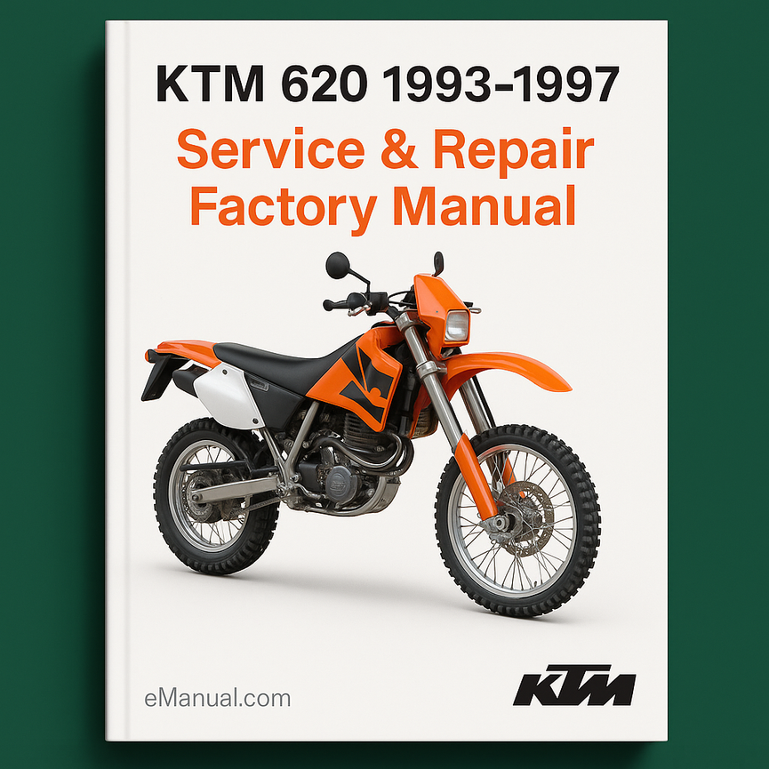 KTM 620 1993-1997 Service Repair Factory Manual