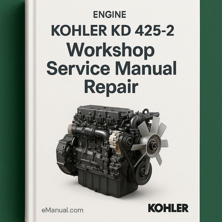 Kohler KD 425-2 Engine Workshop Service Manual Repair
