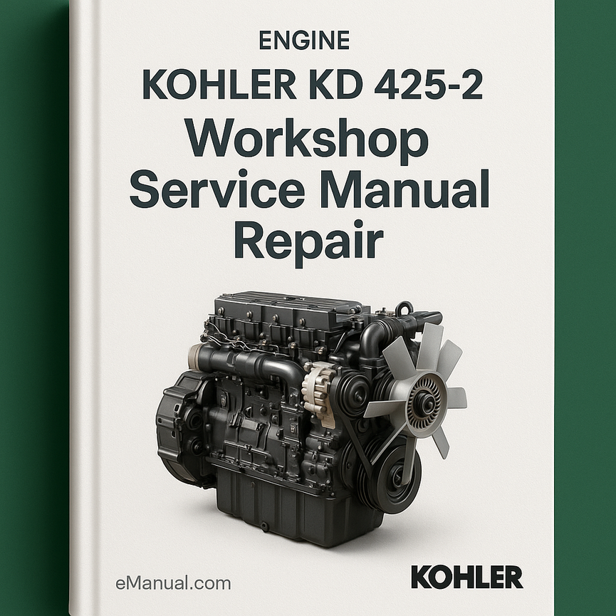 Kohler KD 425-2 Engine Workshop Service Manual Repair