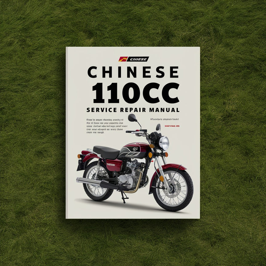 Chinesisches 110cc Service-Reparaturhandbuch