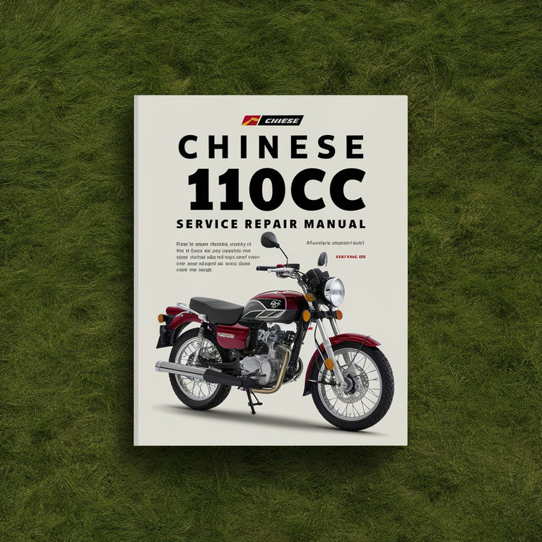 Chinese 110cc Service Repair Manual