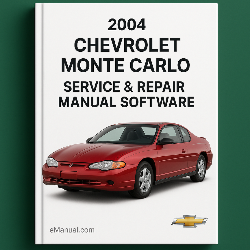2004 Chevrolet Monte Carlo Service & Repair Manual Software