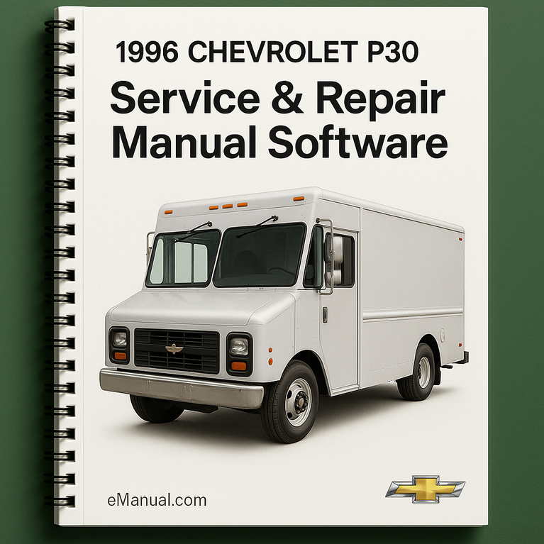 1996 Chevrolet P30 Manual de servicio y reparación Software Descargar PDF