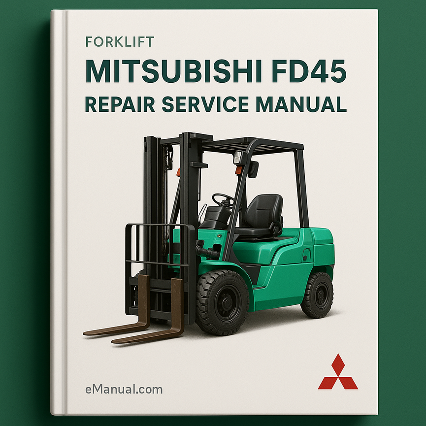 Mitsubishi FD45 Forklift Repair Service Manual