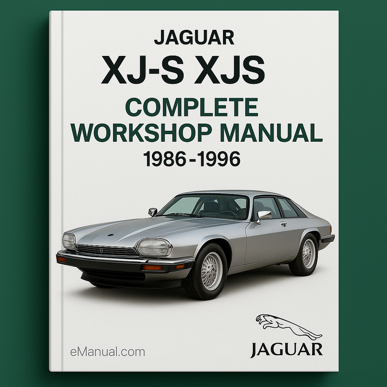 Jaguar Xj-s Xjs Complete Workshop Manual 1986-1996