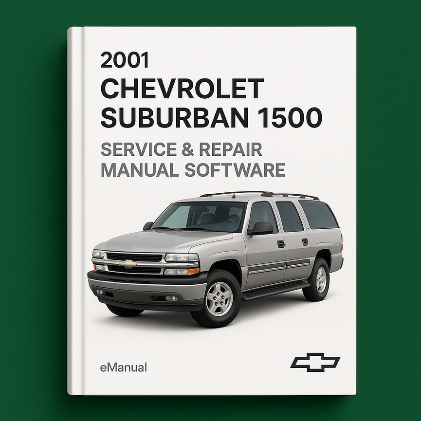 2001 Chevrolet Suburban 1500 Service & Repair Manual Software