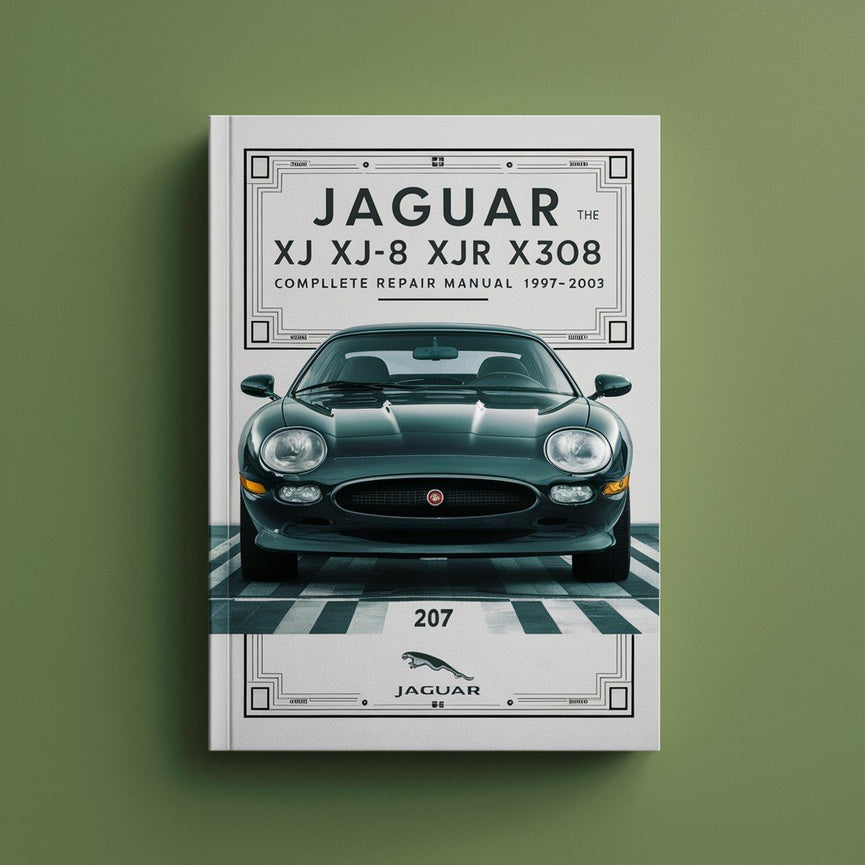 Jaguar Xj Xj8 Xjr X308 Complete Repair Manual 1997-2003