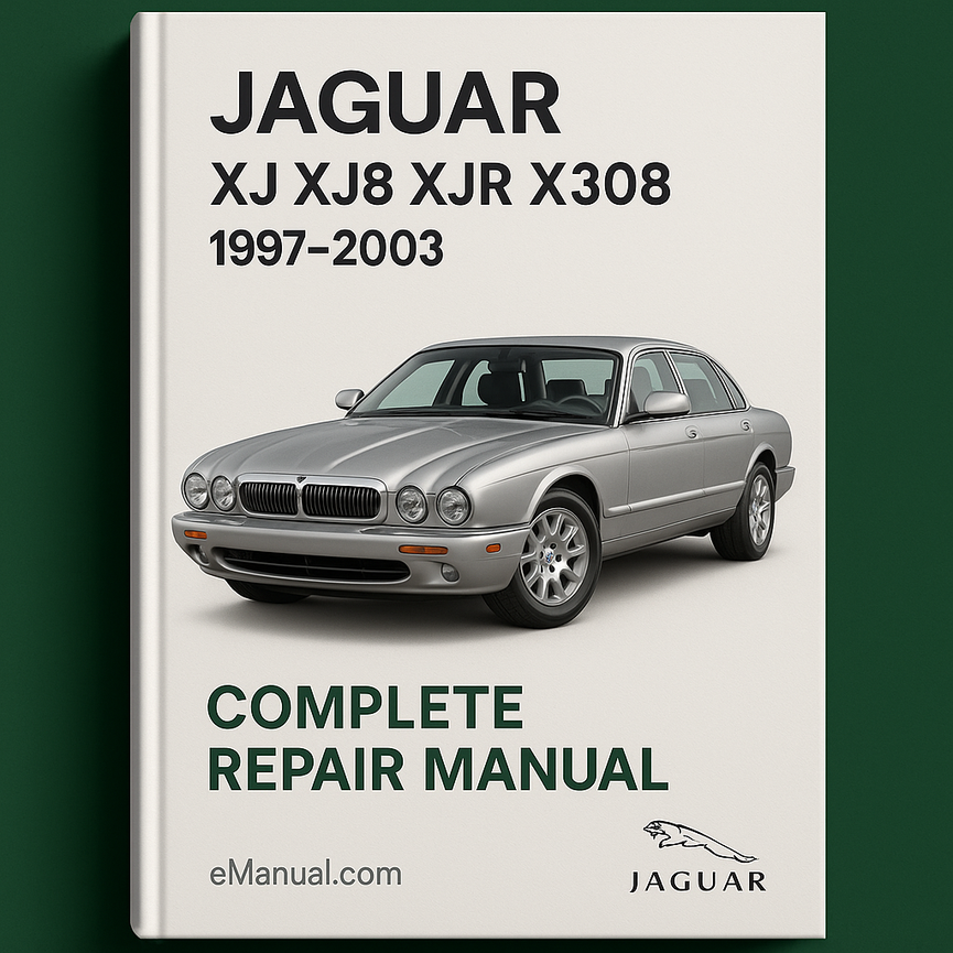Jaguar Xj Xj8 Xjr X308 Complete Repair Manual 1997-2003