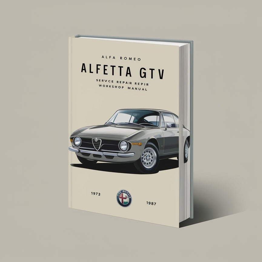 Alfa Romeo Alfetta GTV 1973-1987 Manual Taller Reparación Servicio Descargar PDF