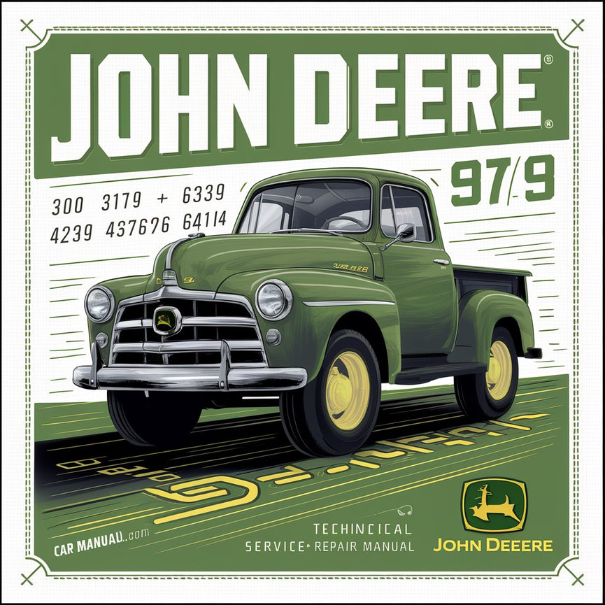 John Deere 300 3179 4239 6359 4276 6414 Diesel Engine Technical Service Repair Manual