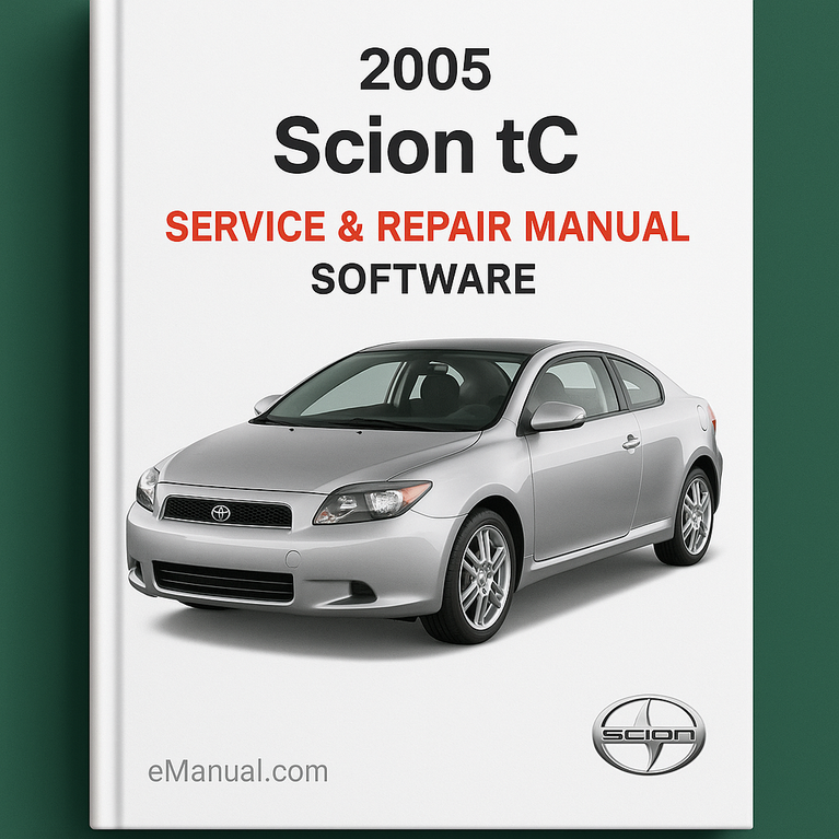 2005 Scion TC Service- und Reparaturhandbuch-Software