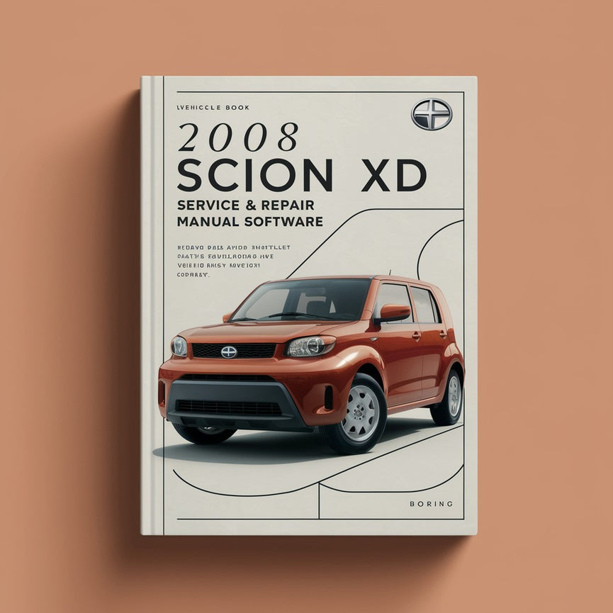 2008 Scion XD Service & Repair Manual Software