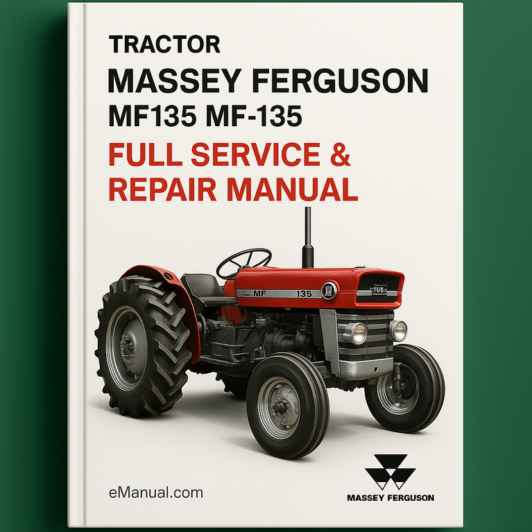 Massey Ferguson MF135 MF-135 Tractor Full Service Repair Manual